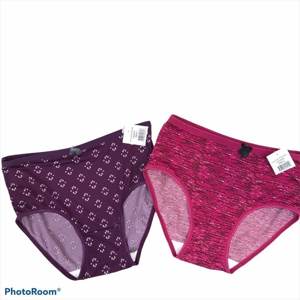 Two Pairs Brand New Ladies‎ Print Panties small